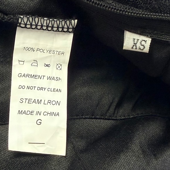 Black Sheer Tulle Ruffle Dress Bow Shoulder Fairy Goth Romantic Aesthetic XS - Picture 9 of 11